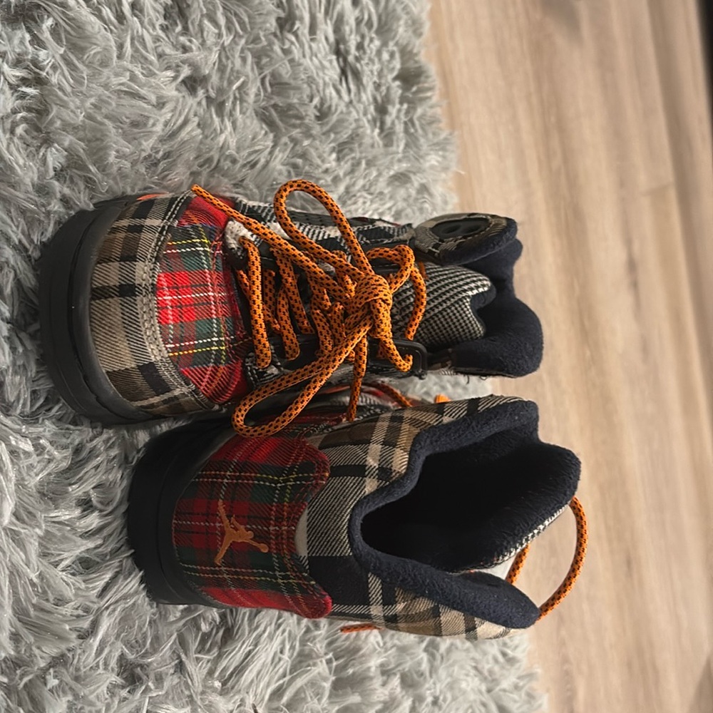 Kids Jordan 5 retro Plaid